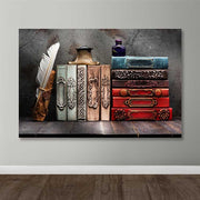 Tela Decorativa em Canvas 100% com Moldura de Madeira (3–4 cm) – Multicolor – 100 x 140 cm