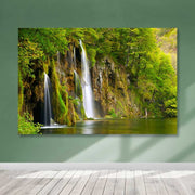 Quadro Decorativo em Tela Canvas Multicolor 100 x 140 cm com Moldura de Madeira (3–4 cm)