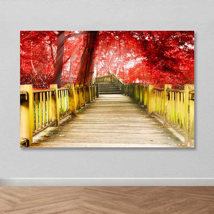 Quadro em Tela Decorativa Multicolor 100x140 cm - Lona 100% e Moldura de Madeira 3-4 cm | DEV02262100140