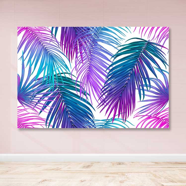 Quadro em Tela Decorativo 100x140 cm com Moldura de Madeira (3–4 cm) – Multicolor