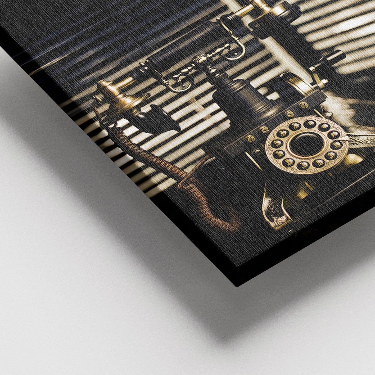 Quadro em Tela Decorativo Multicolor 100x140 cm com Moldura de Madeira (3–4 cm) – DEV02264100140