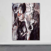 Quadro em Tela Decorativo Multicolor 100 x 140 cm com Moldura de Madeira (3–4 cm) – 100% Canvas