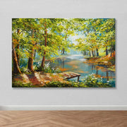 Quadro Decorativo em Tela 100% Canvas Multicolor 100x140 cm com Moldura de Madeira (3-4 cm) | DEV02269100140 - 205DNT1265