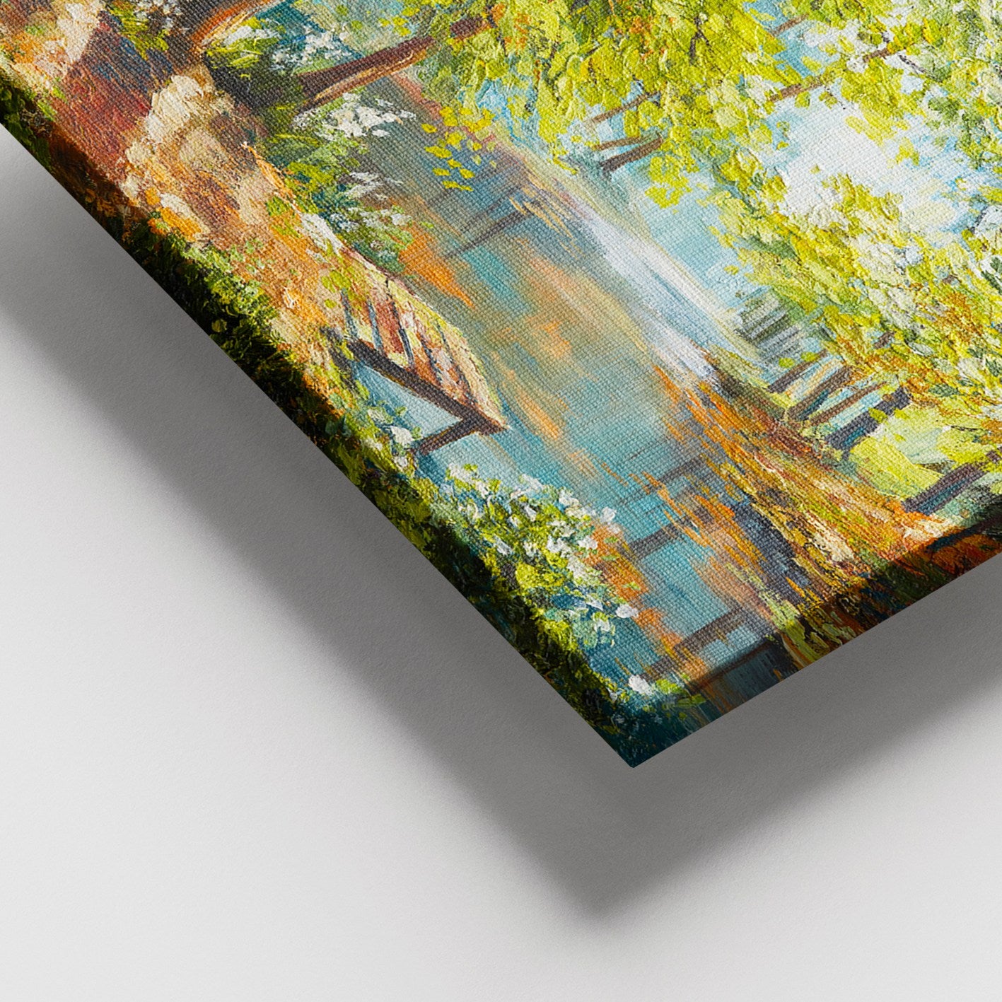 Quadro Decorativo em Tela 100% Canvas Multicolor 100x140 cm com Moldura de Madeira (3-4 cm) | DEV02269100140 - 205DNT1265