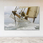 Tela Decorativa 100% Canvas Multicolor 100x140 cm com Moldura de Madeira (3–4 cm)