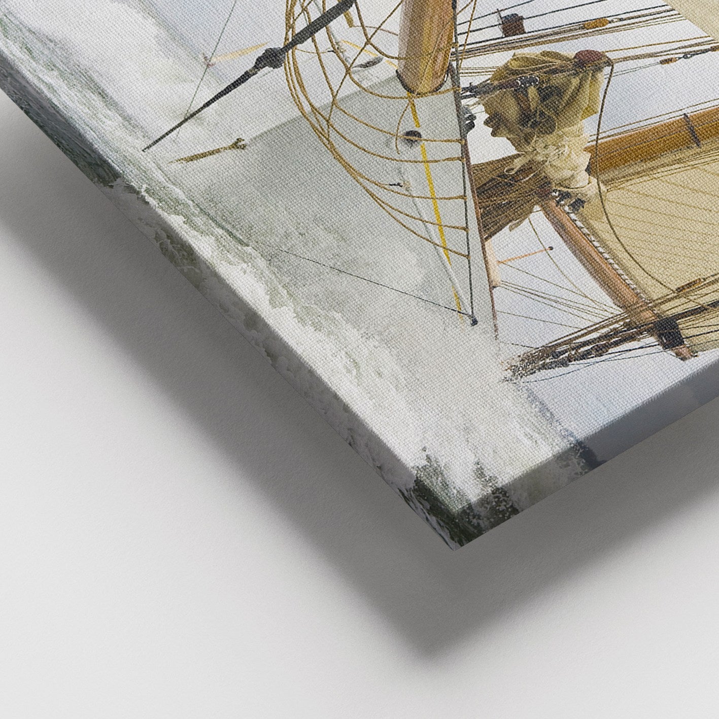 Tela Decorativa 100% Canvas Multicolor 100x140 cm com Moldura de Madeira (3–4 cm)