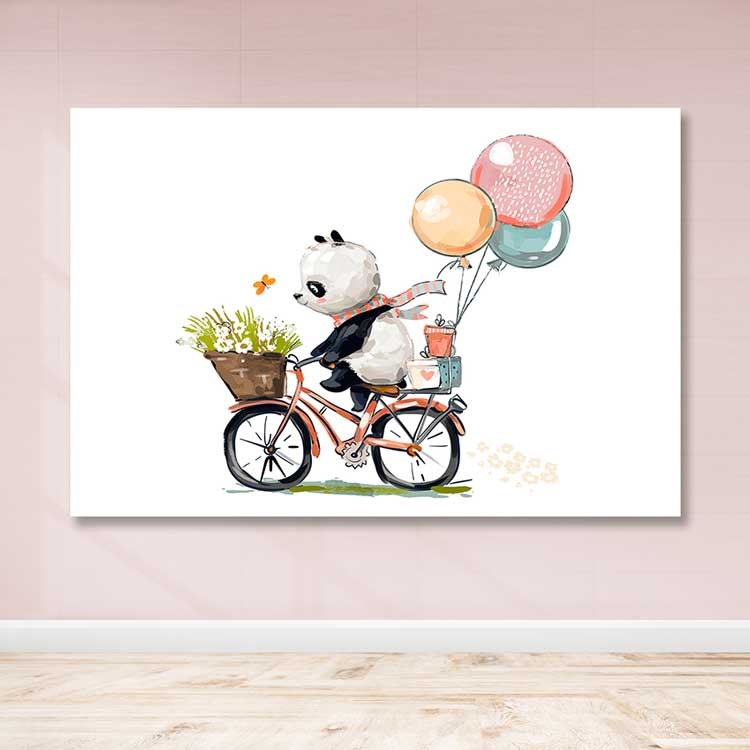 Quadro em Tela Decorativo Multicolor 100 x 140 cm – 100% Canvas com Moldura de Madeira 3–4 cm