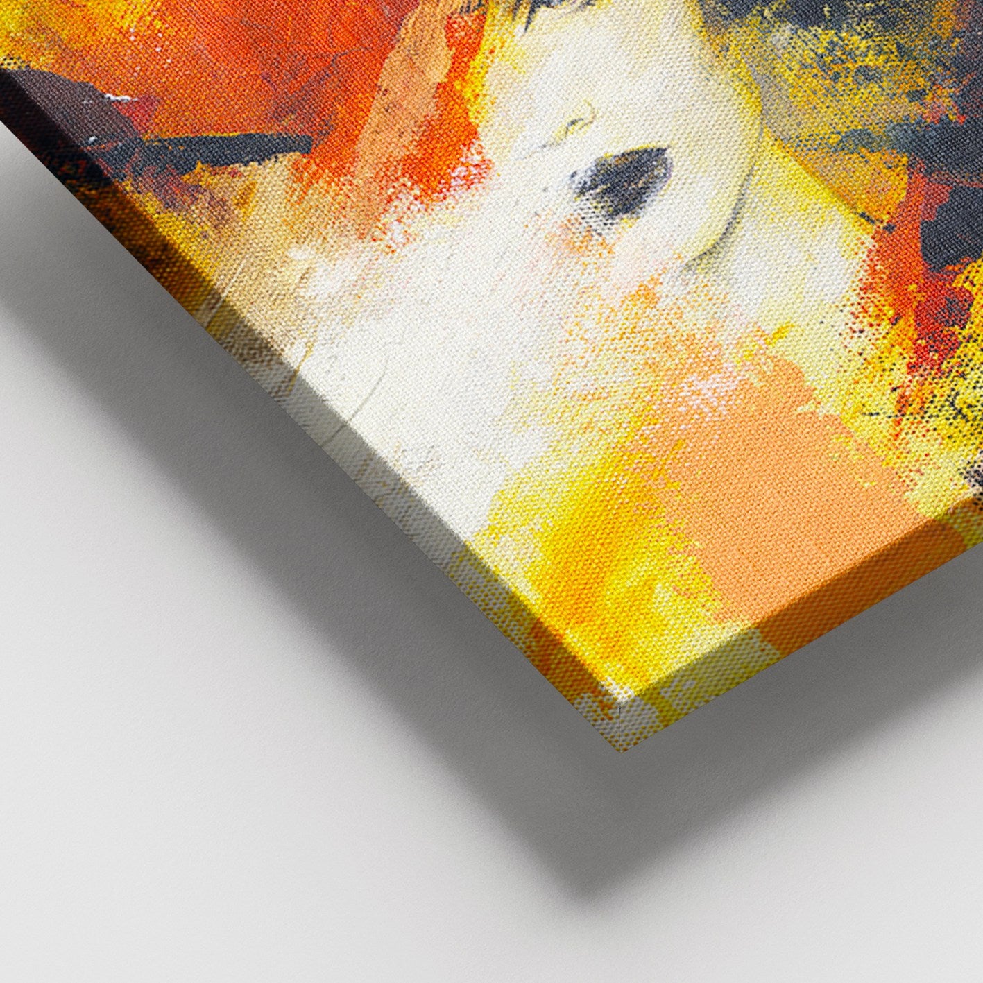 Quadro em Tela 100% Canvas com Moldura de Madeira (3–4 cm) 100x140 cm – Multicolor