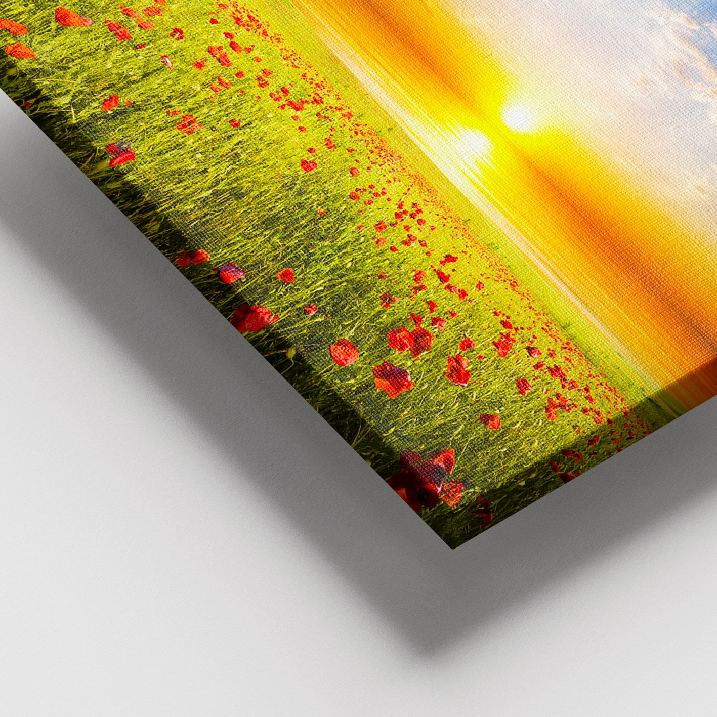 Quadro Decorativo em Tela (Canvas) Multicolor com Moldura de Madeira 100x140 cm