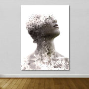 Quadro Decorativo em Canvas Multicolor 100x140 cm com Moldura de Madeira (3–4 cm)