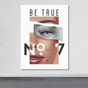 Quadro em Tela Decorativo Multicolor 100 x 140 cm com Moldura de Madeira (3–4 cm), Tela 100%