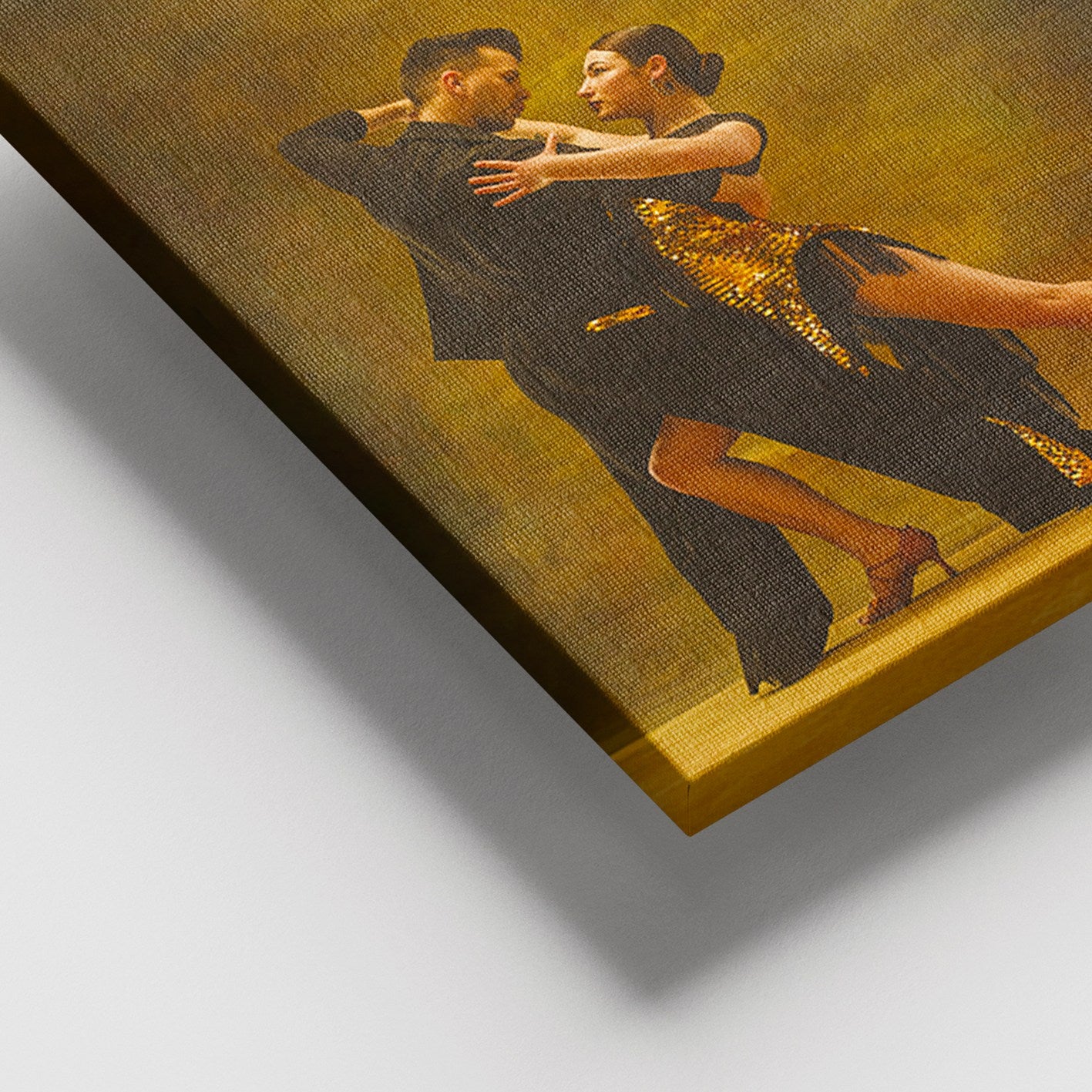 Quadro em Tela 100% Canvas Multicolor com Moldura de Madeira (3–4 cm) – 100 x 140 cm