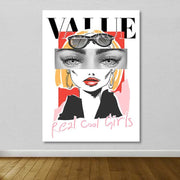 Tela Decorativa em Canvas 100% com Moldura de Madeira (3–4 cm), 100x140 cm - Multicolor - DEV02304100140