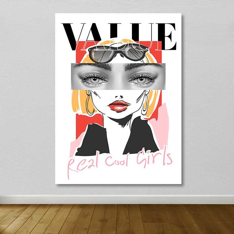 Tela Decorativa em Canvas 100% com Moldura de Madeira (3–4 cm), 100x140 cm - Multicolor - DEV02304100140