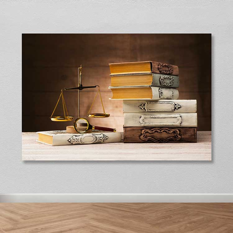 Quadro em Tela Canvas 100% Multicolor com Moldura de Madeira (3–4 cm) – 100 x 140 cm