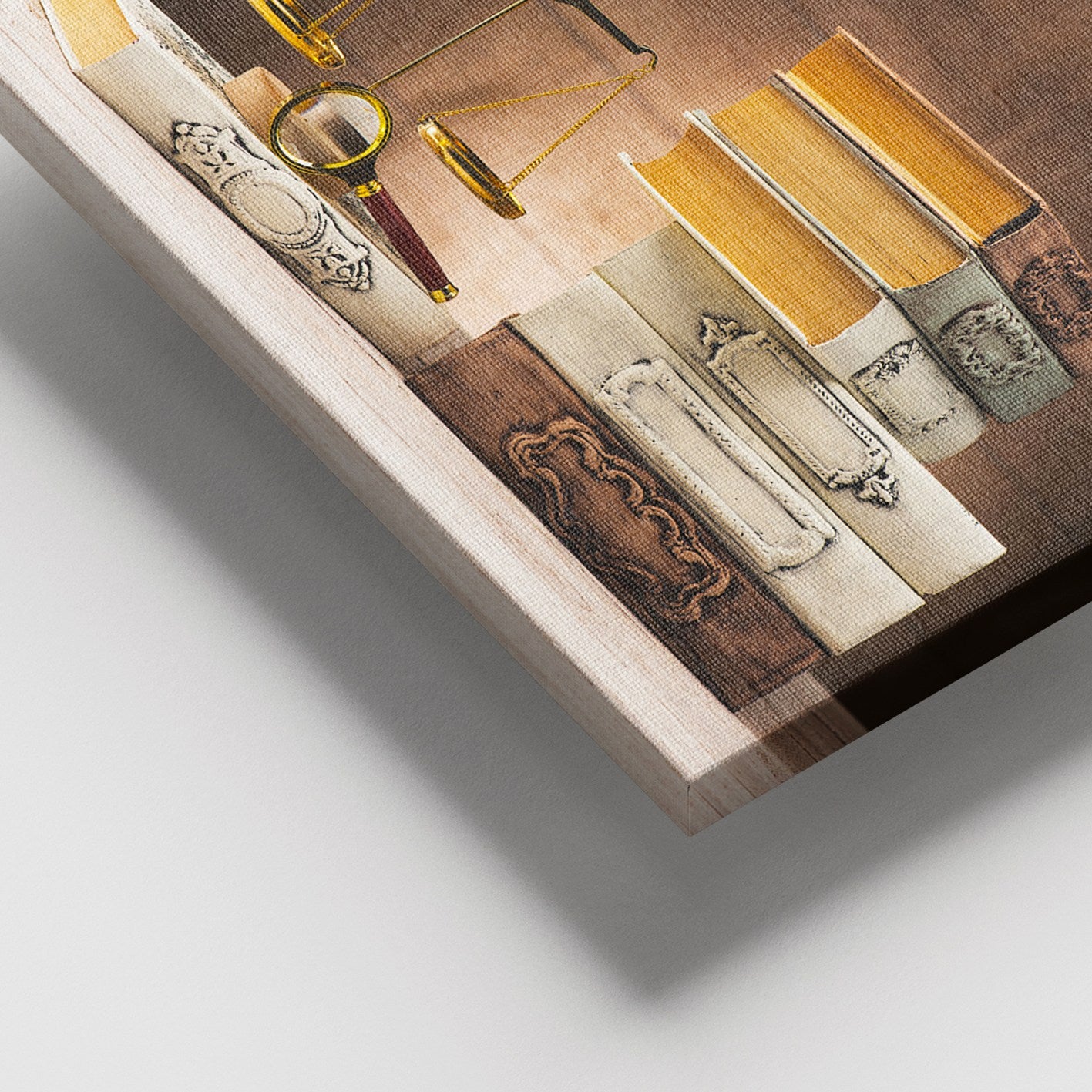 Quadro em Tela Canvas 100% Multicolor com Moldura de Madeira (3–4 cm) – 100 x 140 cm