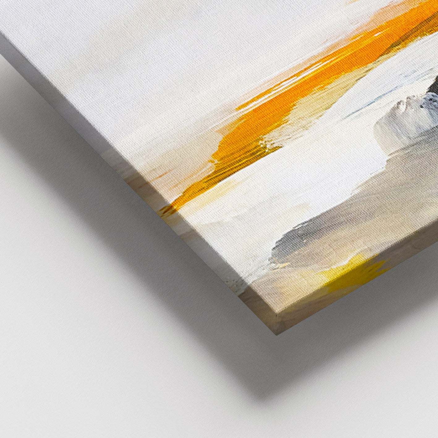 Quadro em Tela Decorativo Multicolor com Moldura de Madeira (3–4 cm) – 100 x 140 cm