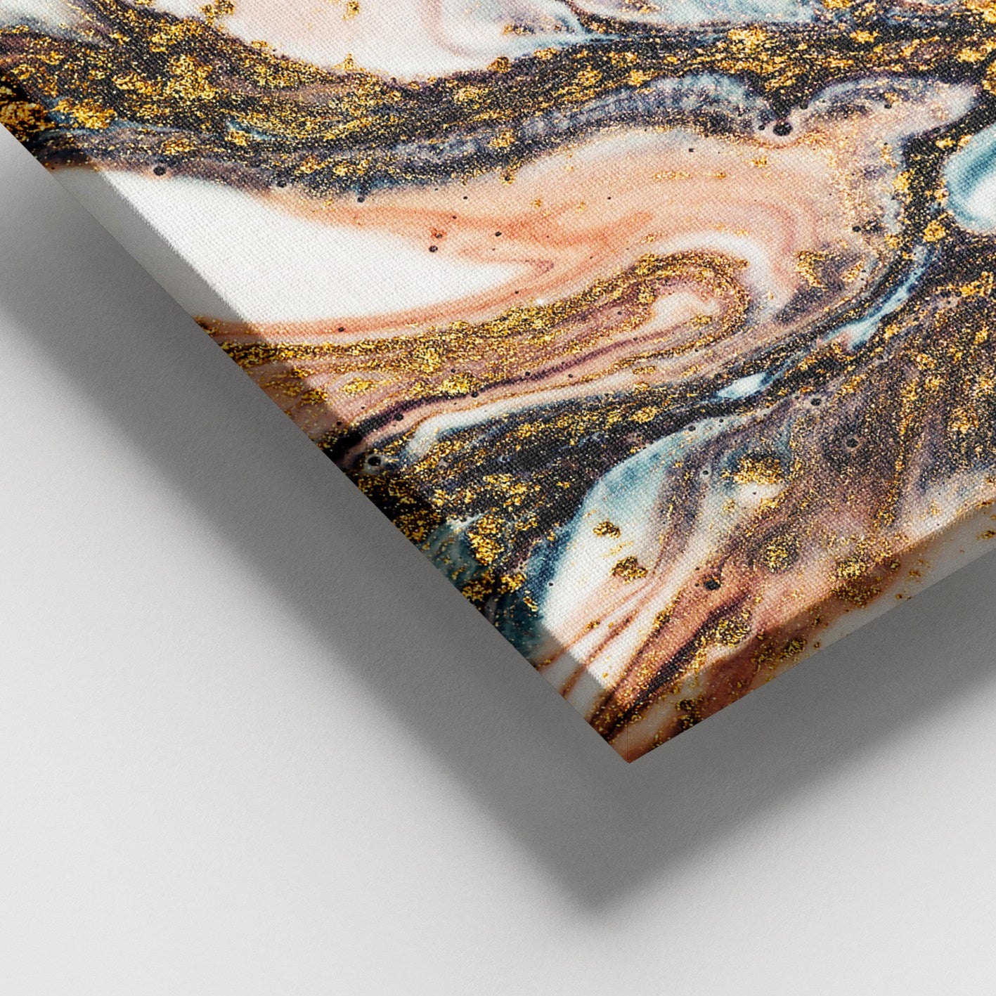 Quadro Decorativo em Tela Multicolor 100 x 140 cm – 100% Canvas, Moldura de Madeira (3–4 cm)