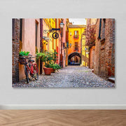 Tela Decorativa em Canvas 100% com Moldura 100% Madeira, Multicolor, 100 x 140 cm