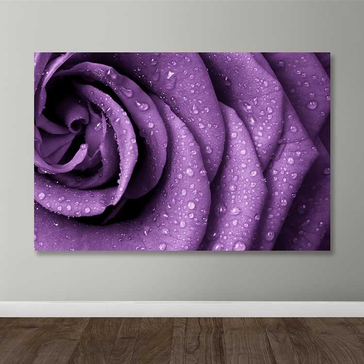 Quadro em Tela Decorativo Multicolor 100x140 cm com Moldura de Madeira (3–4 cm)