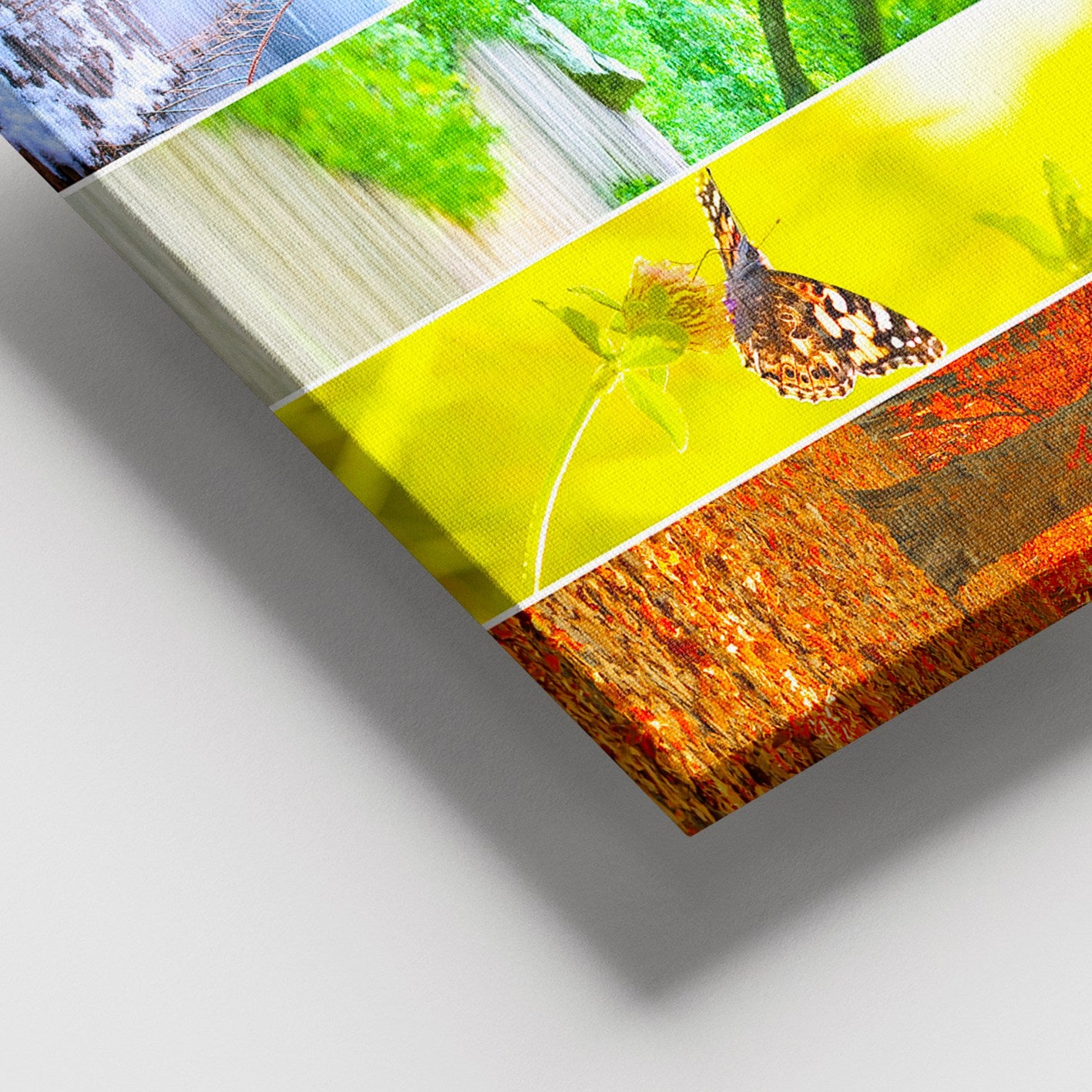 Tela Decorativa em Canvas 100% Multicolor com Moldura de Madeira (3–4 cm), 100 x 140 cm