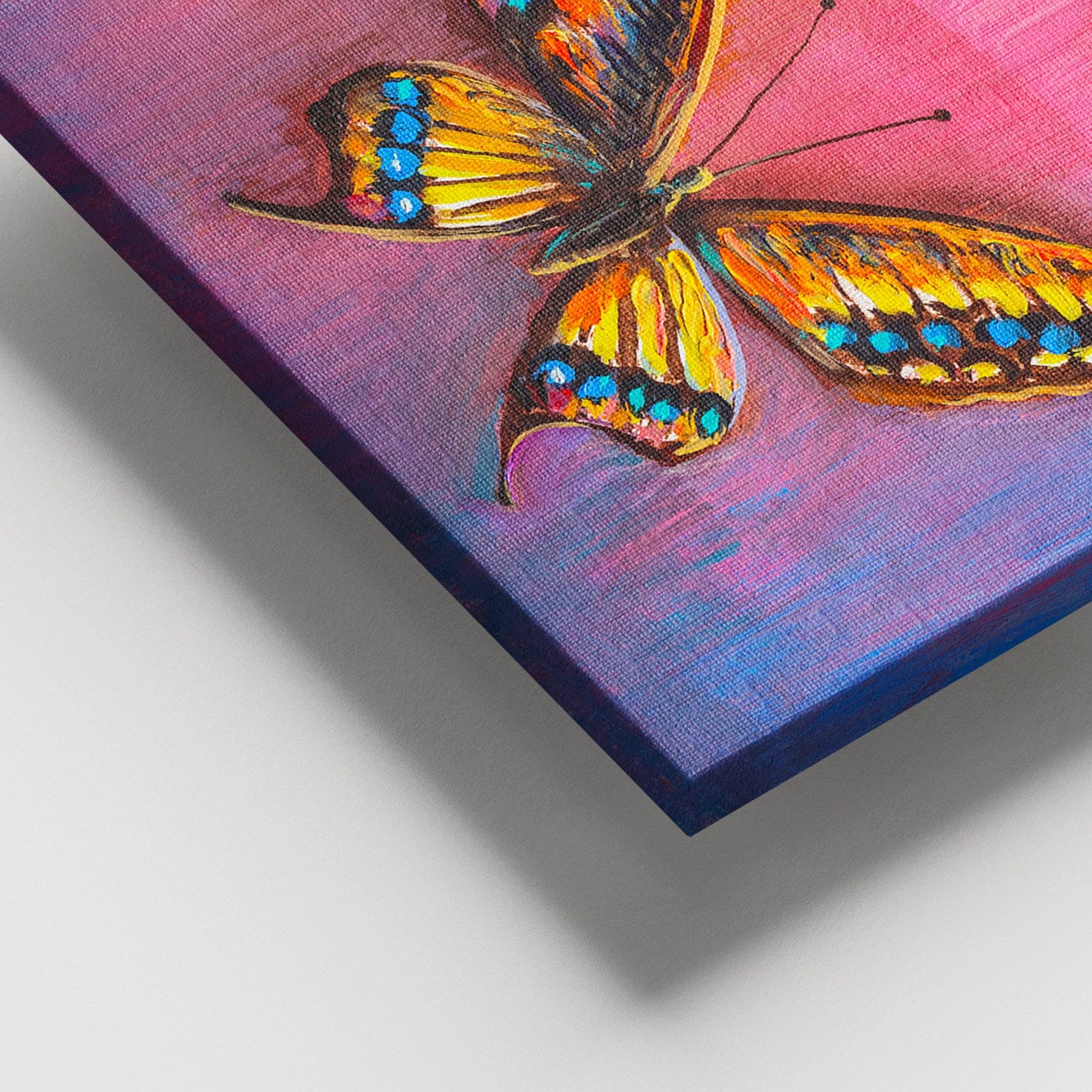 Tela Decorativa em Canvas Multicolor 100x140 cm com Moldura de Madeira (3–4 cm) – Ref. DEV02325100140