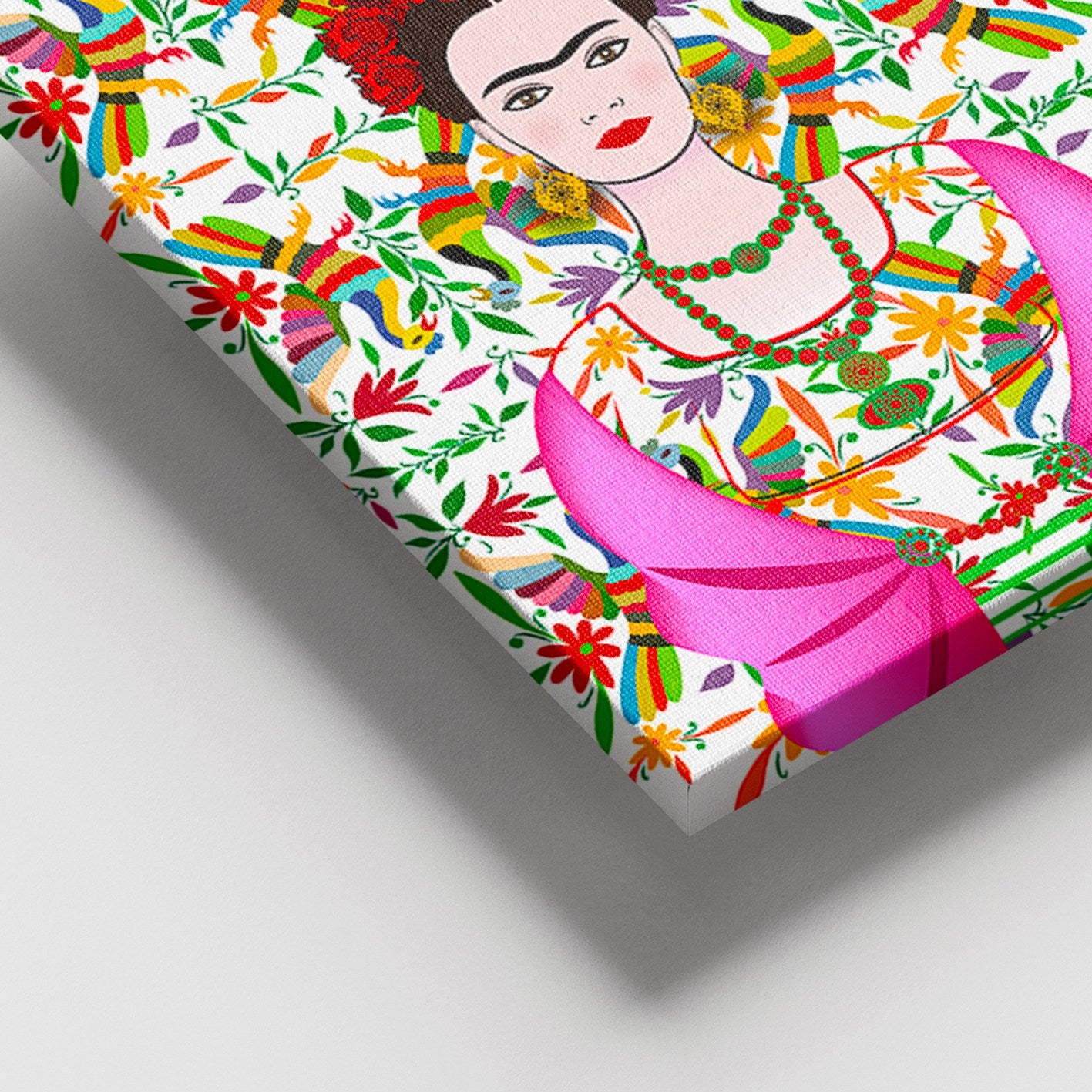 Quadro em Tela Decorativo, 100% Lona, Moldura de Madeira (3–4 cm), Multicolor, 100 x 140 cm