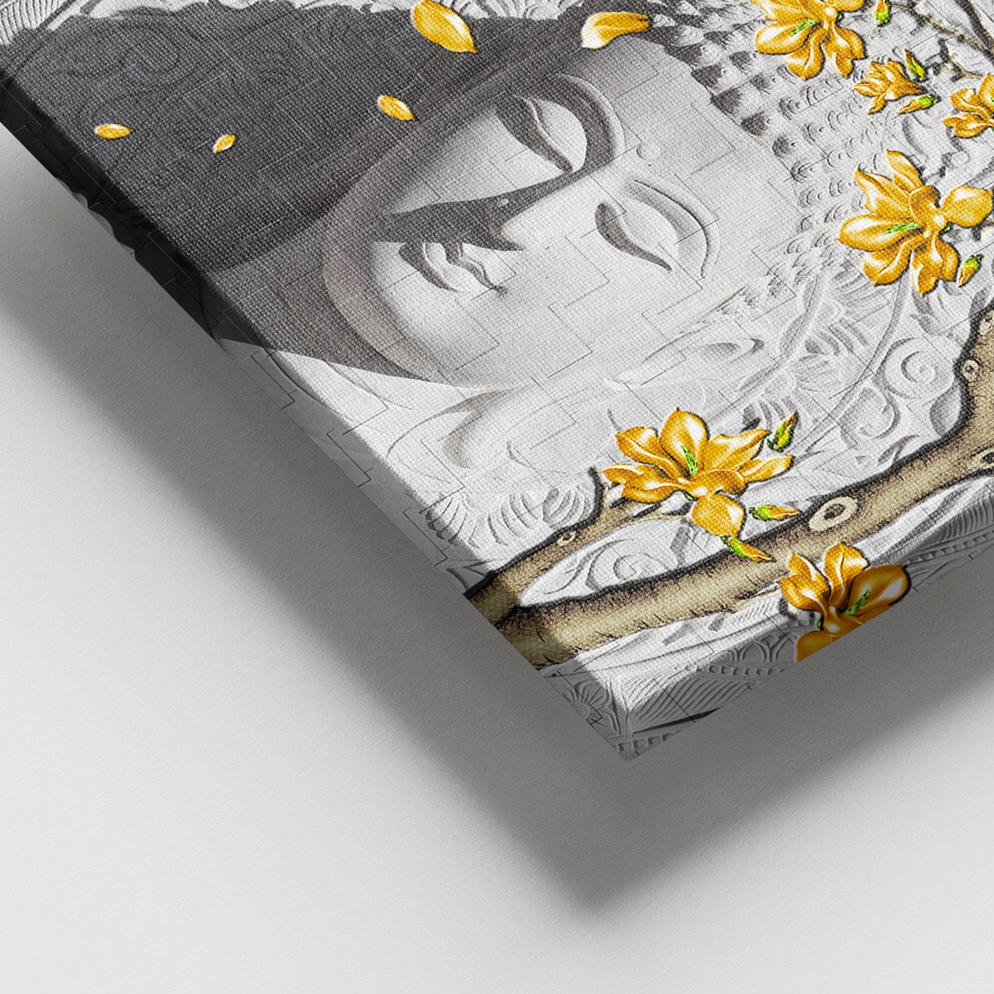 Quadro em Tela Decorativo Multicolor 100x140 cm com Moldura de Madeira (3–4 cm) – 100% Canvas