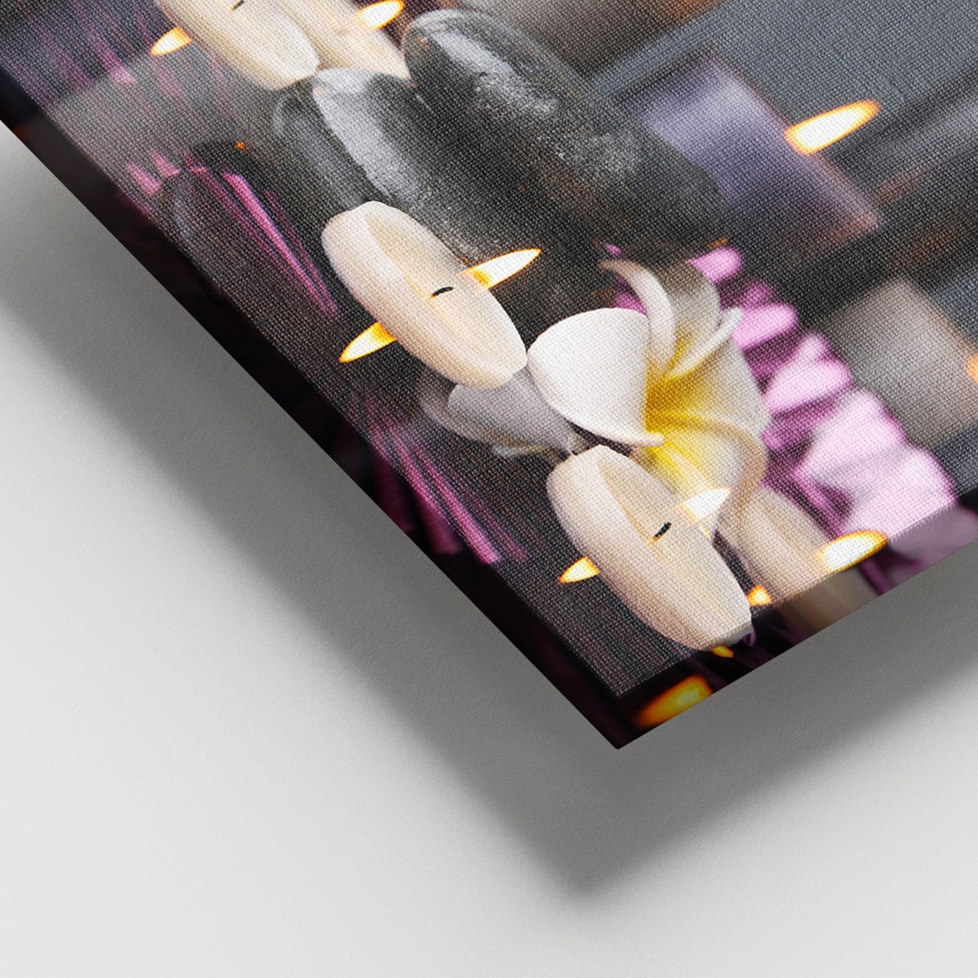 Tela Decorativa em Canvas 100% Multicolor 100x140 cm com Moldura 100% Madeira (3–4 cm)