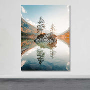 Tela Decorativa em Canvas 100x140 cm com Moldura de Madeira (3-4 cm), Multicolor