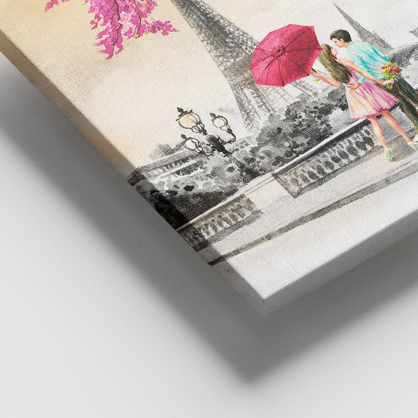 Tela Decorativa Multicolor 100% Canvas com Moldura de Madeira (3–4 cm), 100x140 cm – DEV02347100140