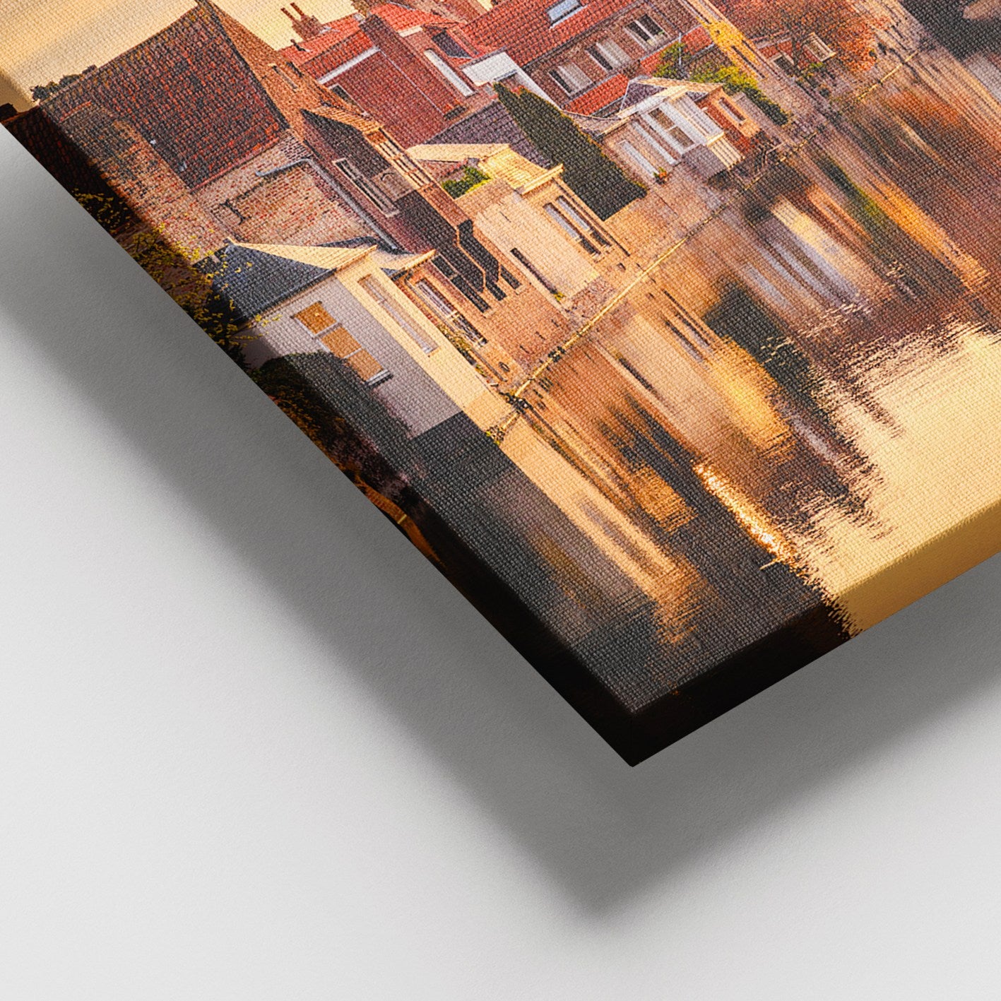 Tela Decorativa Multicolor 100x140 cm com Moldura de Madeira (3-4 cm)