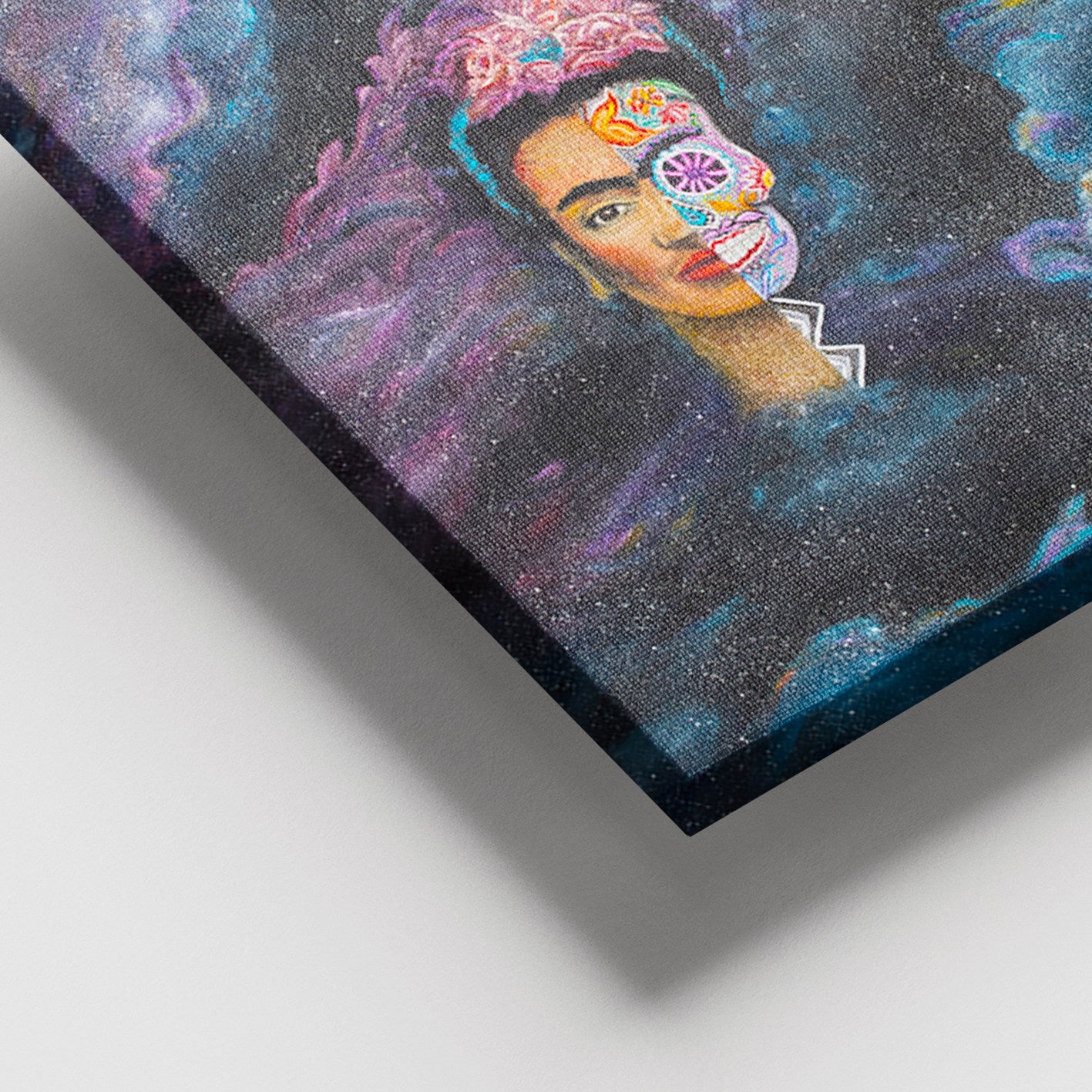 Tela Decorativa Multicolor 100x140 cm — 100% Canvas com Moldura de Madeira (3–4 cm)