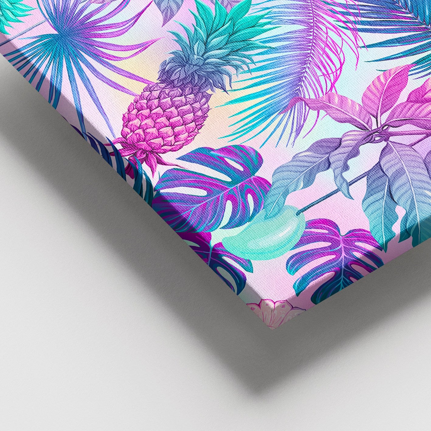 Quadro Decorativo em Tela 100% Canvas 100x140 cm, Multicolor, Moldura 100% Madeira (3–4 cm)