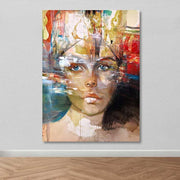 Quadro em Tela (100% Canvas) Multicolor com Moldura de Madeira (3–4 cm), 100 x 140 cm