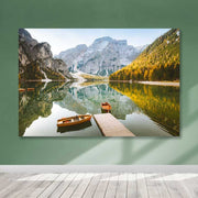 Quadro em Tela Decorativa Multicolor 100x140 cm com Moldura de Madeira (3–4 cm) – 100% Canvas