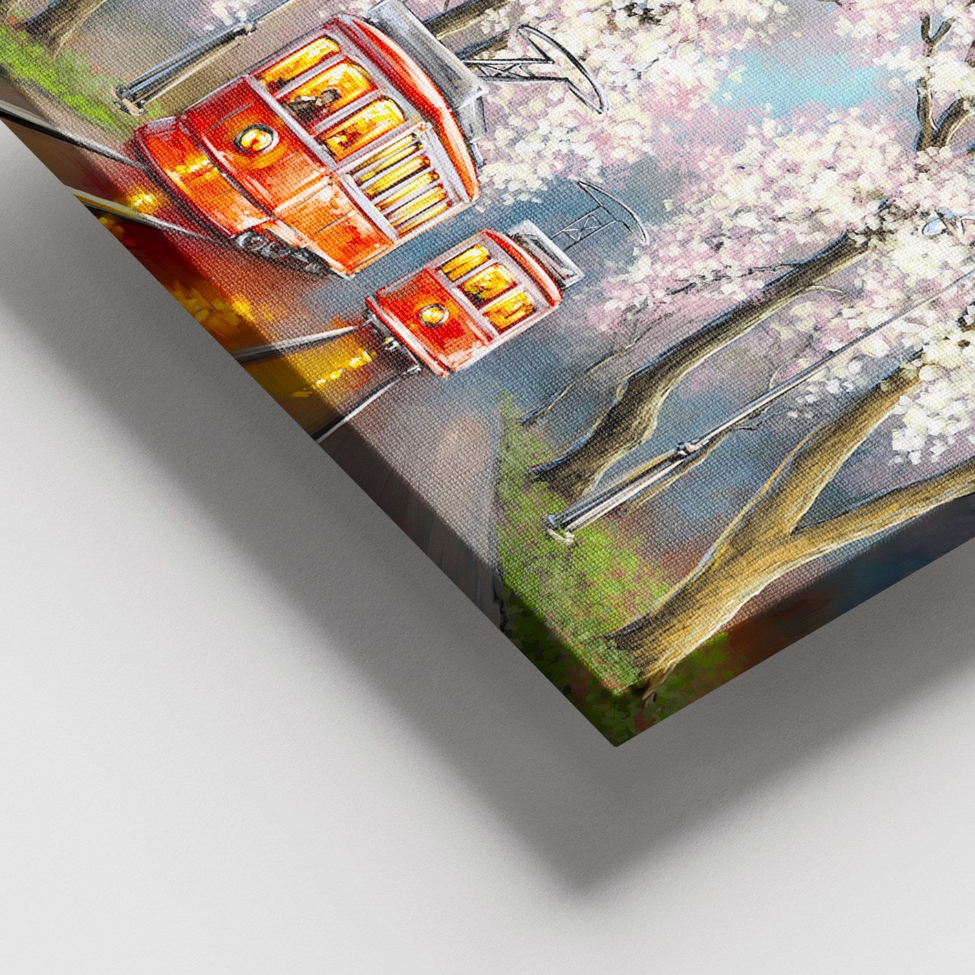 Tela Decorativa em Canvas 100% Multicolor com Moldura de Madeira (3–4 cm) – 100 x 140 cm