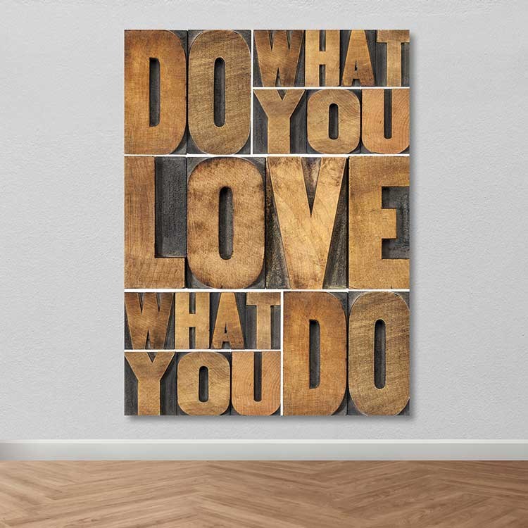 Tela Decorativa Multicolor 100x140 cm – 100% Tela com Moldura de Madeira (3-4 cm) DEV02369100140