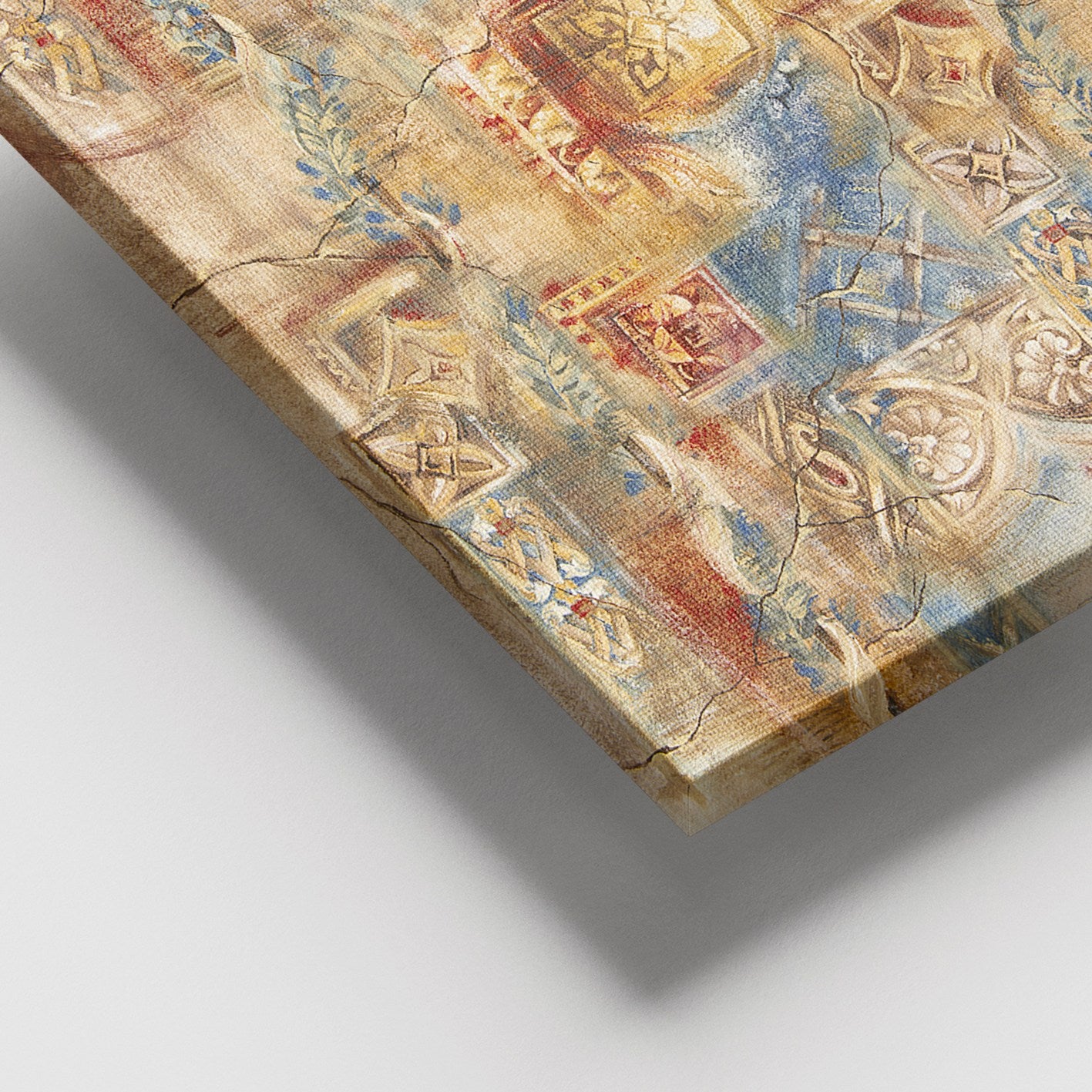 Quadro em Tela 100% Canvas Multicolor com Moldura de Madeira (3–4 cm), 100 x 140 cm