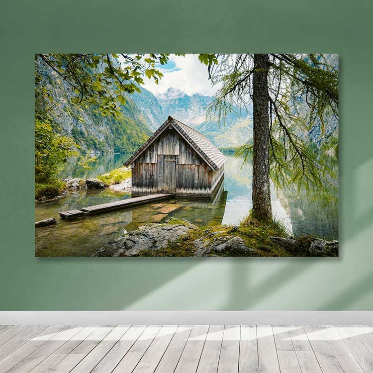 Tela Decorativa em Canvas Multicolor 100x140 cm com Moldura de Madeira (3–4 cm) – DEV02371100140