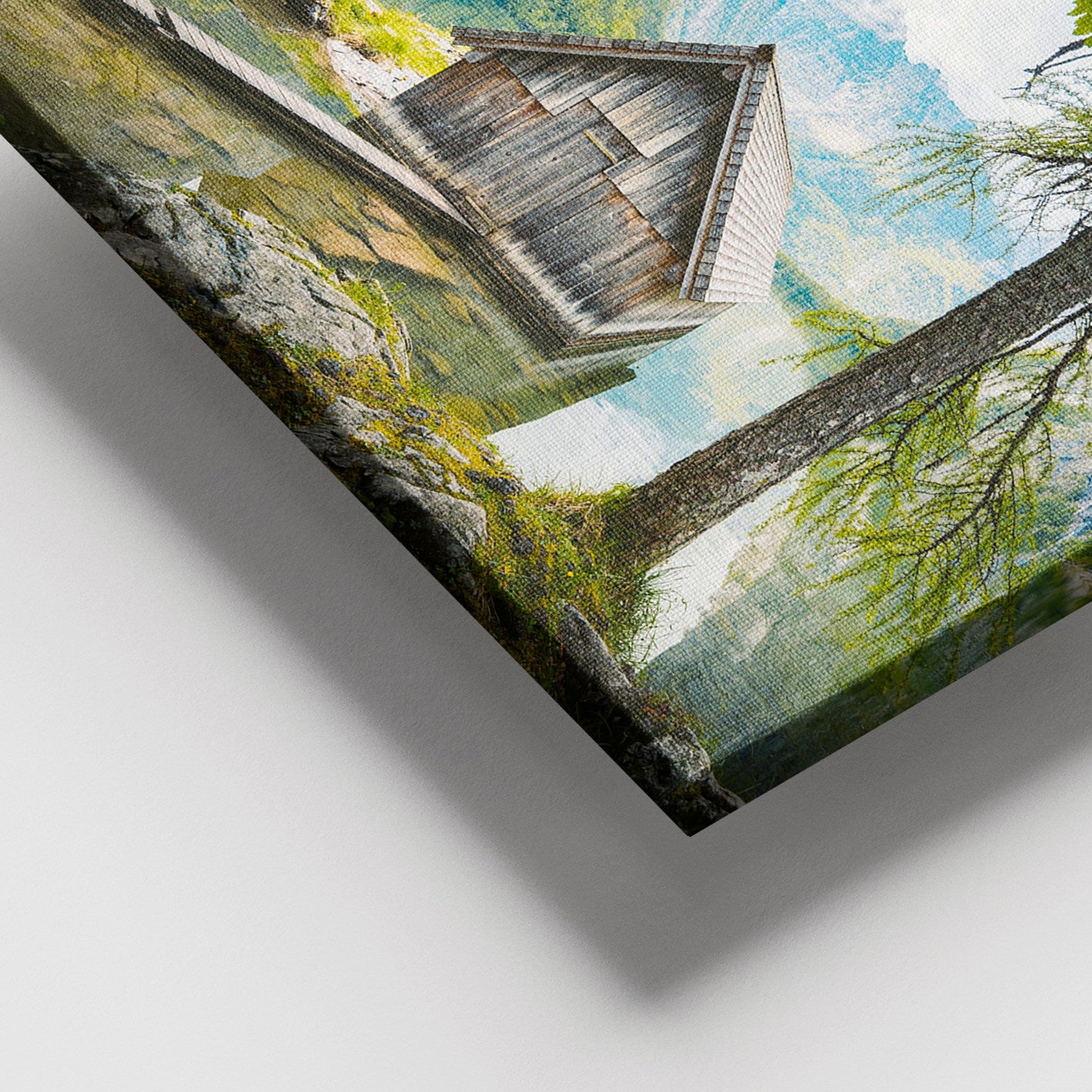 Tela Decorativa em Canvas Multicolor 100x140 cm com Moldura de Madeira (3–4 cm) – DEV02371100140