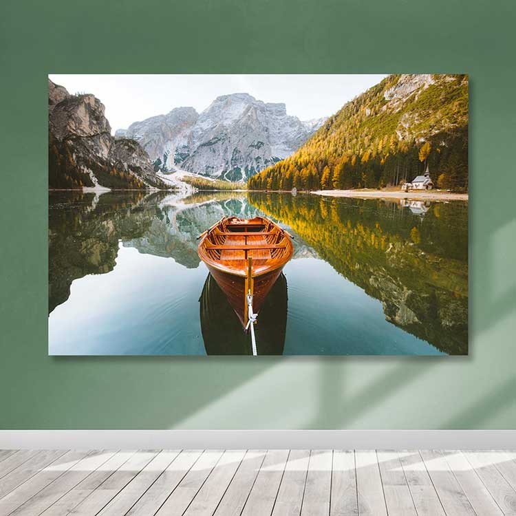 Quadro em Tela Decorativo Multicolor 100 x 140 cm com Moldura 100% Madeira (DEV02379100140)