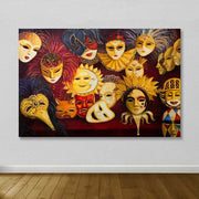 Quadro em Tela Decorativo Multicolor 100x140 cm — 100% Canvas com Moldura de Madeira (3–4 cm)