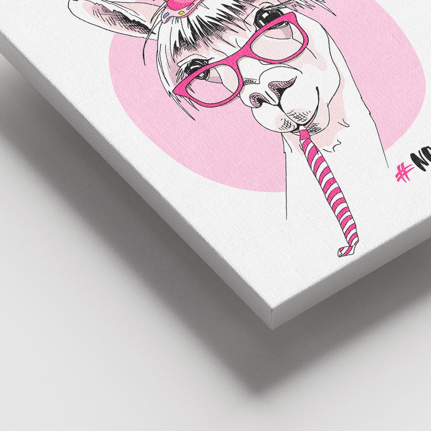 Tela Decorativa em Canvas Multicolor 100x140 cm com Moldura de Madeira (3–4 cm)