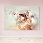 Quadro em Tela Decorativo Multicolor 100x140 cm – 100% Canvas, Moldura de Madeira 3–4 cm