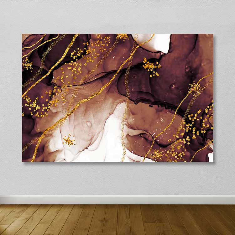 Quadro em Tela Decorativo Multicolor 100x140 cm – Canvas 100% com Moldura de Madeira 3-4 cm – 205DNT1392