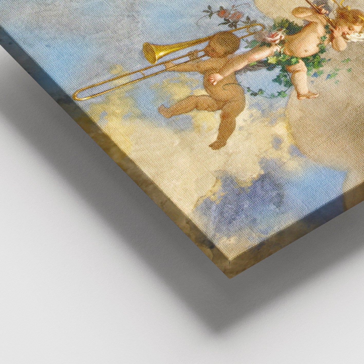 Quadro em Tela Decorativa Multicolor 100x140 cm – 100% Canvas com Moldura de Madeira (3–4 cm)