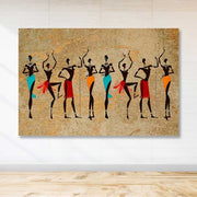 Pintura em Tela Decorativa Multicolor 100x140 cm com Moldura de Madeira (3–4 cm)