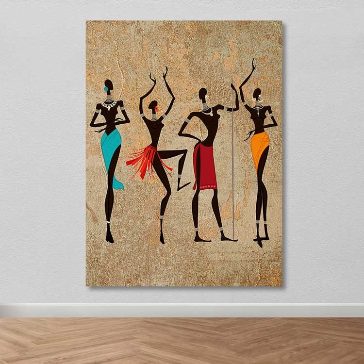 Quadro em Tela Decorativo Multicolor 100x140 cm | 100% Canvas com Moldura de Madeira (3–4 cm) – DEV02406100140