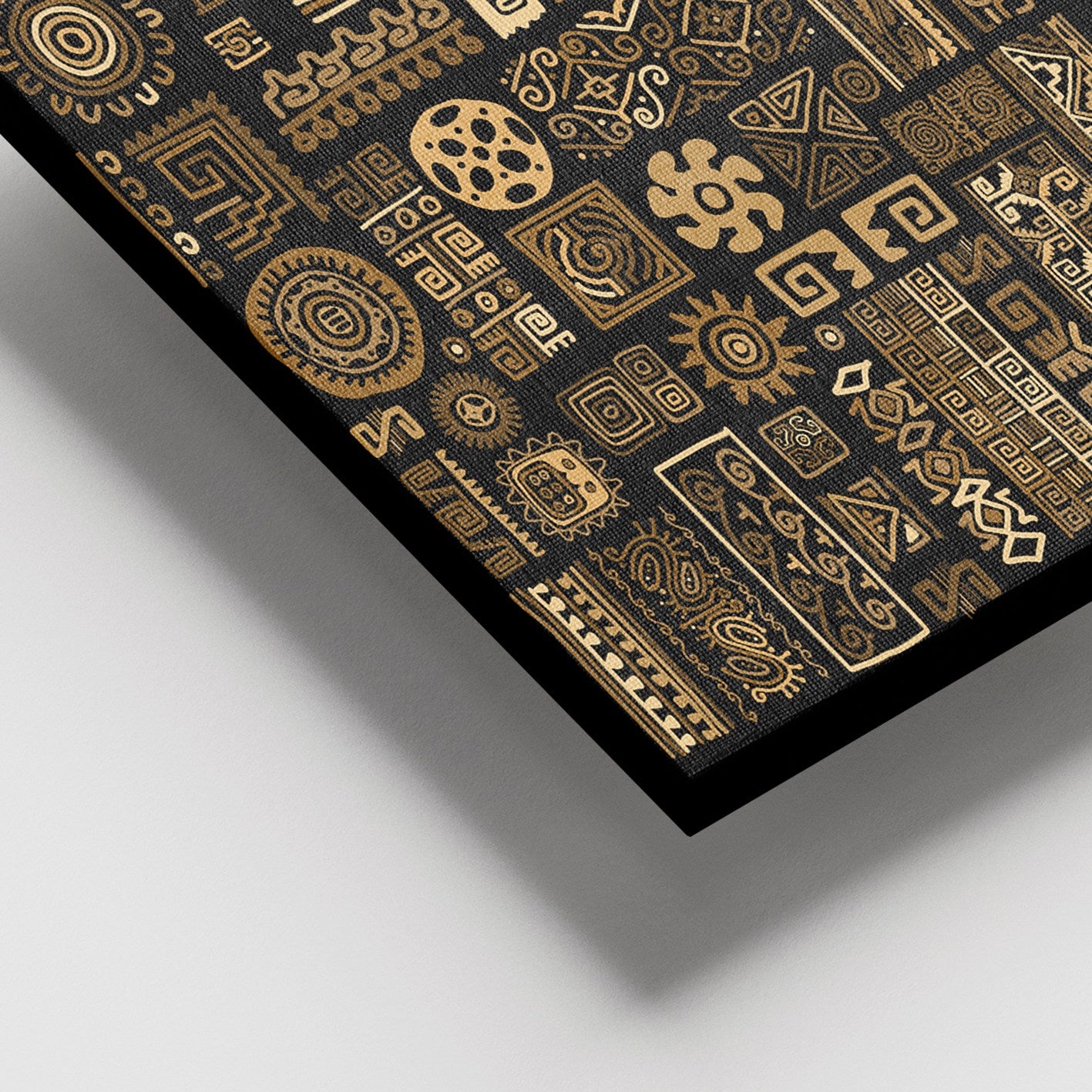 Quadro Decorativo em Tela 100% Canvas Multicolor 100 x 140 cm com Moldura de Madeira (3–4 cm)